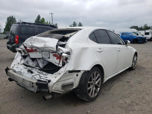 JTHBF5C20C5168664 - 2012 LEXUS IS 250 WHITE photo 4