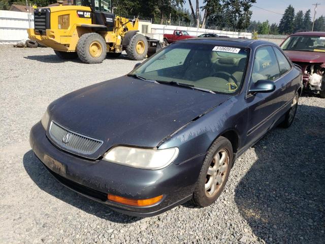 19UYA2252WL012633 - 1998 ACURA 3.0CL BLUE photo 2