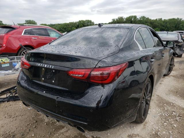 JN1AV7AP7JM160089 - 2018 INFINITI Q50 HYBRID BLACK photo 4