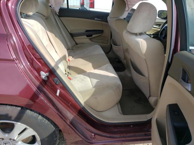 1HGCP26469A193262 - 2009 HONDA ACCORD LXP BURGUNDY photo 6