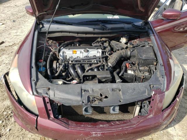 1HGCP26469A193262 - 2009 HONDA ACCORD LXP BURGUNDY photo 7