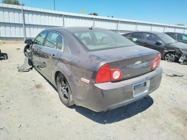 1G1ZB5EB9A4137918 - 2010 CHEVROLET MALIBU LS GRAY photo 3