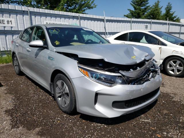 KNAGT4LE1K5031930 - 2019 KIA OPTIMA HYB SILVER photo 1