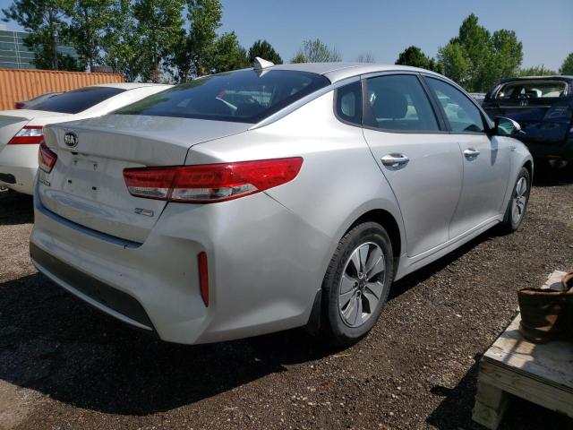 KNAGT4LE1K5031930 - 2019 KIA OPTIMA HYB SILVER photo 4