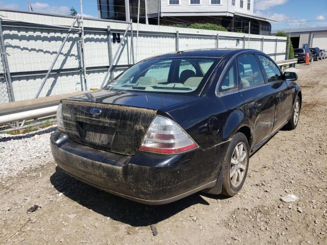 1FAHP24W99G107213 - 2009 FORD TAURUS BLACK photo 4