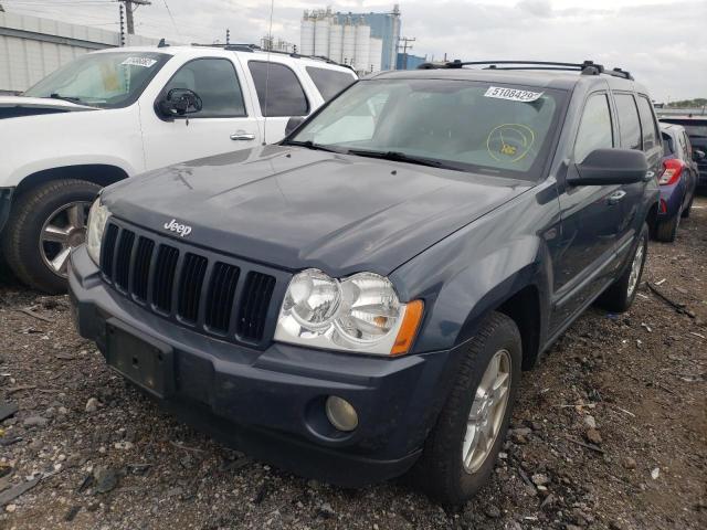 1J8GR48K47C688359 - 2007 JEEP GRAND CHER BLUE photo 2