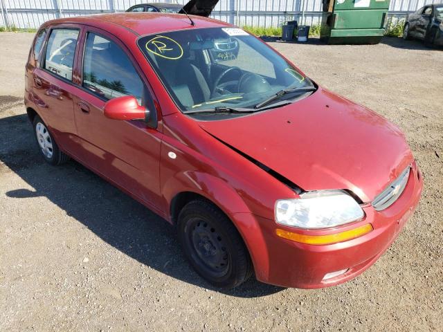 KL1TD69666B684102 - 2006 CHEVROLET AVEO BASE BURGUNDY photo 1