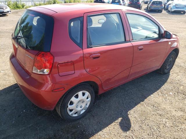 KL1TD69666B684102 - 2006 CHEVROLET AVEO BASE BURGUNDY photo 4