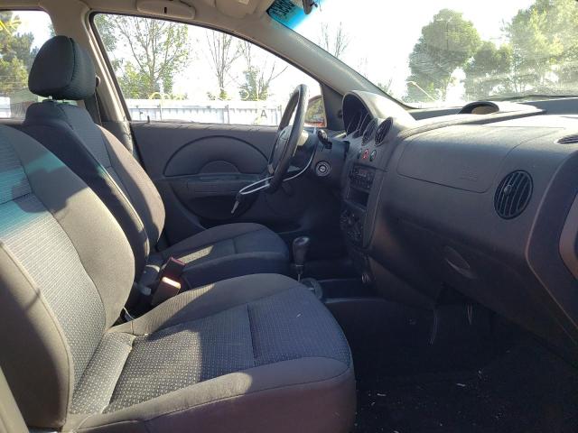 KL1TD69666B684102 - 2006 CHEVROLET AVEO BASE BURGUNDY photo 5