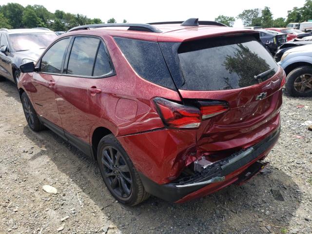 3GNAXMEV4NS116496 - 2022 CHEVROLET EQUINOX RS RED photo 3