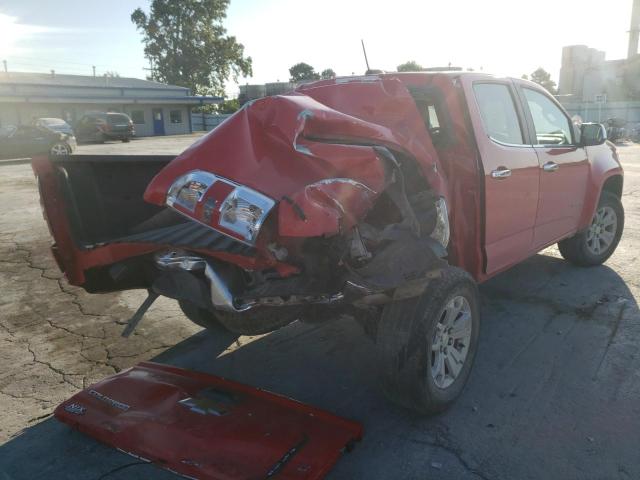 1GCGSCE38G1115446 - 2016 CHEVROLET COLORADO L RED photo 4