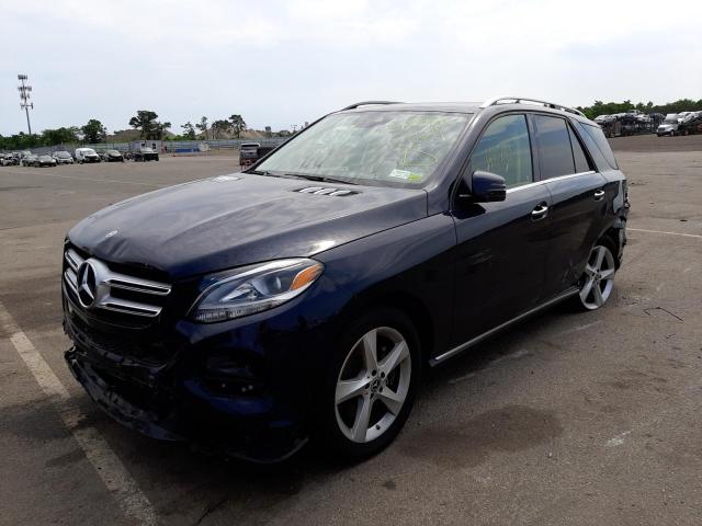 4JGDA5GB5KB212821 - 2019 MERCEDES-BENZ GLE 400 4M BLUE photo 2