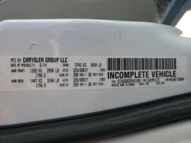 2C7WDGBG5ER431869 - 2014 DODGE GRAND CARAVAN SE  photo 10