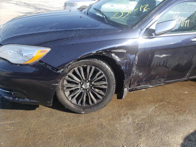 1C3CCBCBXCN224899 - 2012 CHRYSLER 200 LIMITE BLACK photo 9