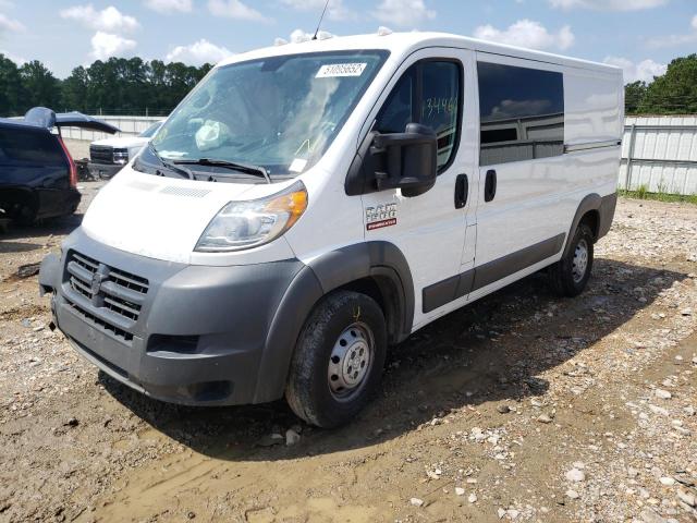 3C6TRVAG3JE144976 - 2018 RAM PROMASTER WHITE photo 2