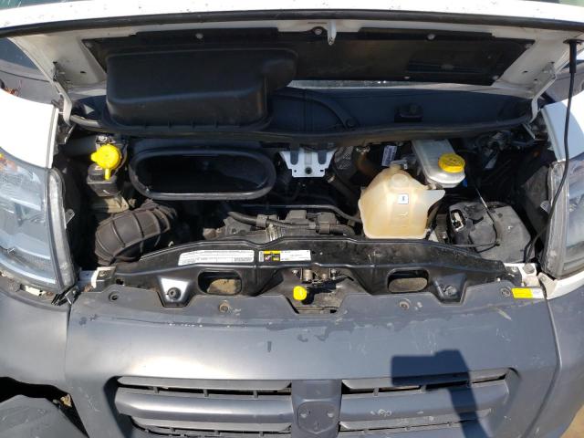 3C6TRVAG3JE144976 - 2018 RAM PROMASTER WHITE photo 7