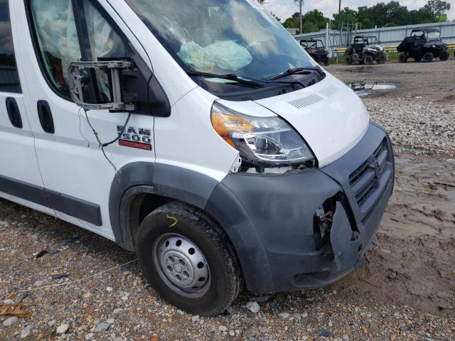 3C6TRVAG3JE144976 - 2018 RAM PROMASTER WHITE photo 9