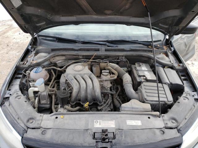 3VW2K7AJ5EM361390 - 2014 VOLKSWAGEN JETTA BASE رمادي صورة 7