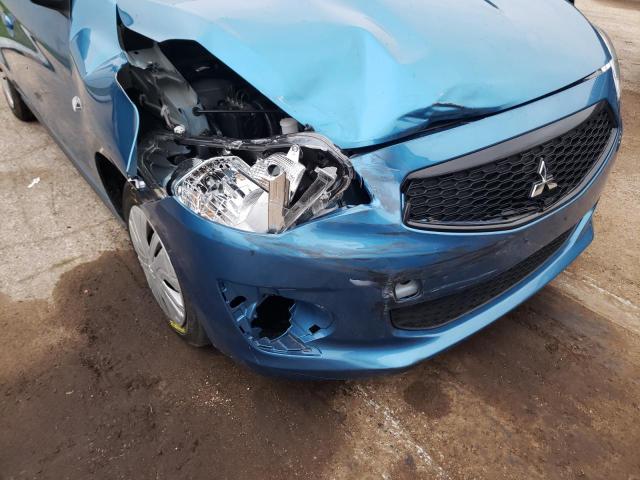 ML32F3FJ8LHF13534 - 2020 MITSUBISHI MIRAGE G4 BLUE photo 9