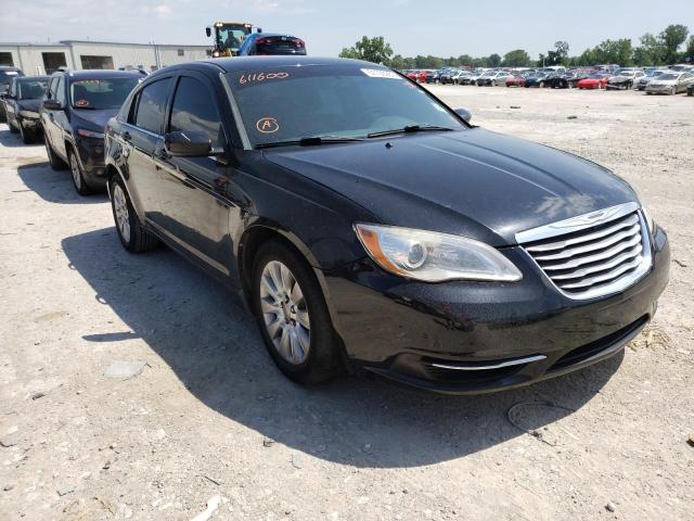 1C3CCBAB2DN611600 - 2013 CHRYSLER 200 LX BLACK photo 1