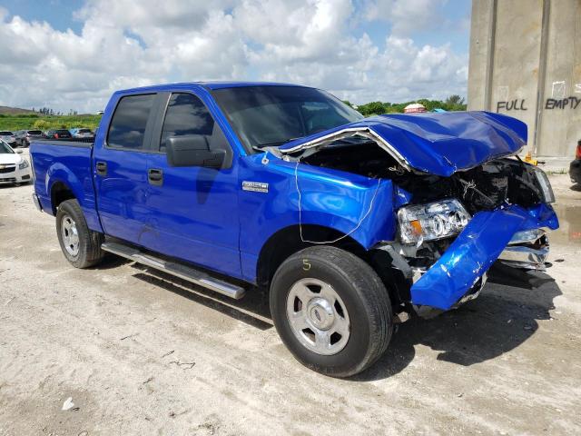 1FTPW14V87FA82219 - 2007 FORD F-150 BLUE photo 1