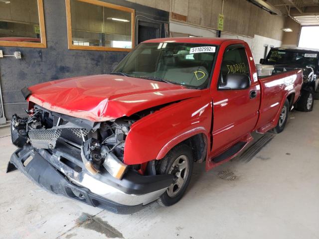 1GCEC14X04Z113684 - 2004 CHEVROLET SLVRADO SS RED photo 2