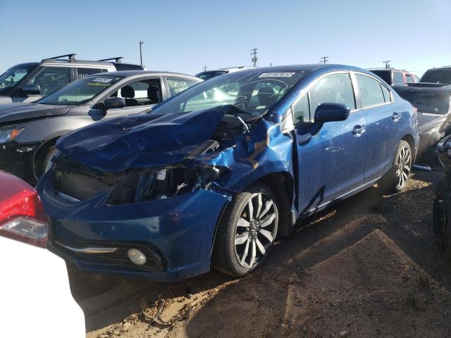 19XFB2F96FE078806 - 2015 HONDA CIVIC EXL Mavi foto 2