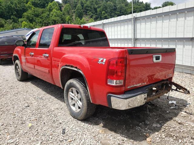 3GTEK13M48G167456 - 2008 GMC SIERA RED photo 3