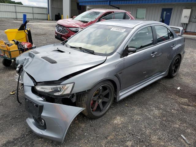 JA32W8FV2EU017874 - 2014 MITSUBISHI LANCER EVO GRAY photo 2