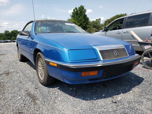 1C3XJ4533MG162650 - 1991 CHRYSLER LEBARON 蓝色 照片 1