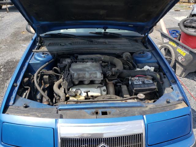 1C3XJ4533MG162650 - 1991 CHRYSLER LEBARON 蓝色 照片 7