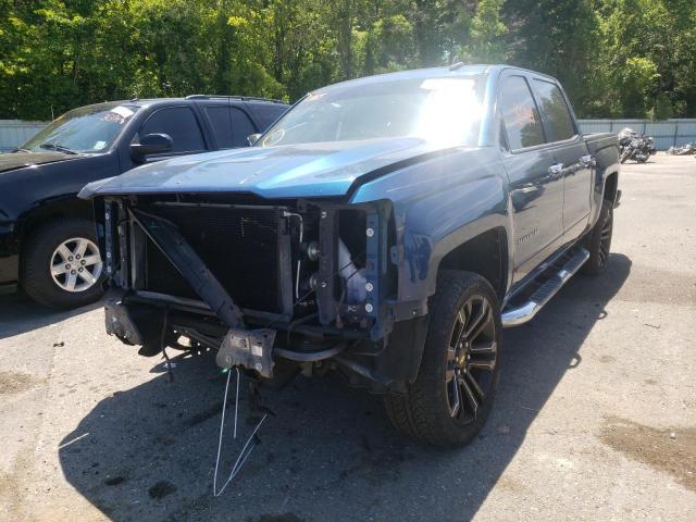 3GCPCREC5HG131820 - 2017 CHEVROLET SILVERADO BLUE photo 2