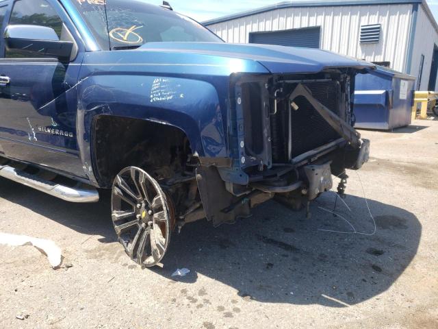 3GCPCREC5HG131820 - 2017 CHEVROLET SILVERADO BLUE photo 9