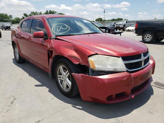 1B3CC1FB1AN210728 - 2010 DODGE AVENGER EX RED photo 1