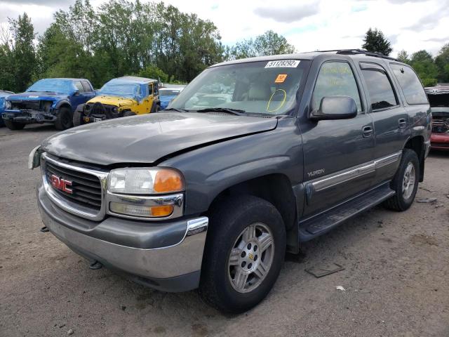 1GKEK13TX1J172998 - 2001 GMC YUKON GRAY photo 2