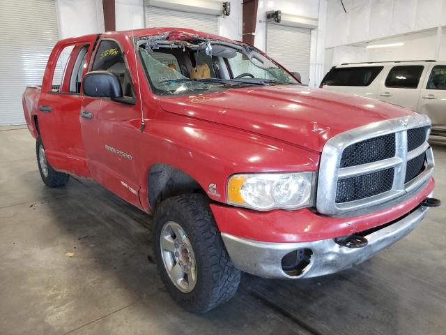 3D7KU28C34G146147 - 2004 DODGE RAM 2500 S RED photo 1