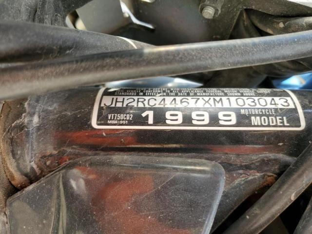 JH2RC4467XM103043 - 1999 HONDA VT750 CD2 绿色 照片 10
