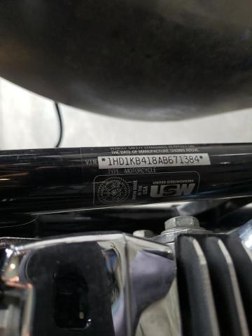 1HD1KB418AB671384 - 2010 HARLEY-DAVIDSON FLHX BLACK photo 10