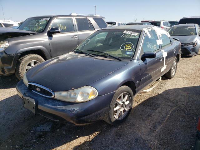 1FAFP66LXYK102745 - 2000 FORD CONTOUR SE BLUE photo 2