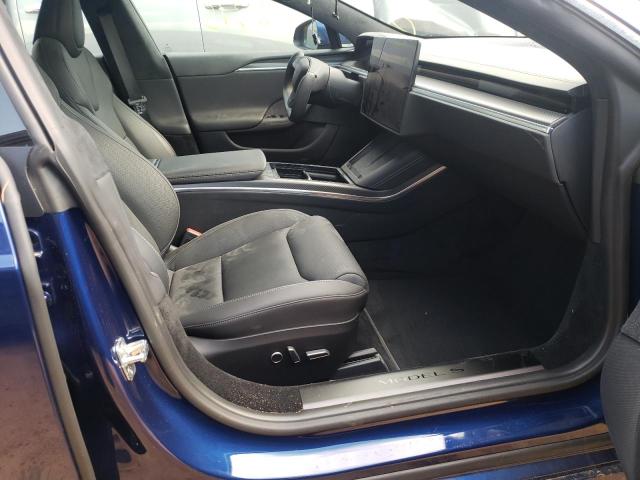 5YJSA1E62MF442326 - 2021 TESLA MODEL S Կապույտ լուսանկար 5