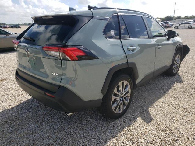 JTMC1RFV8KD019151 - 2019 TOYOTA RAV4 XLE P GRAY photo 4