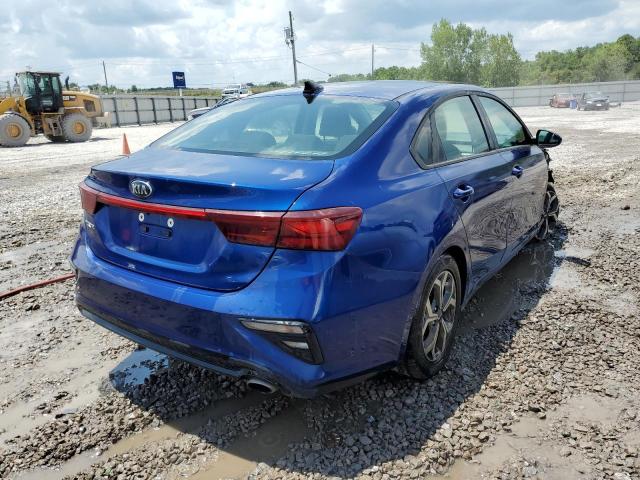 3KPF24AD7KE051647 - 2019 KIA FORTE FE BLUE photo 4