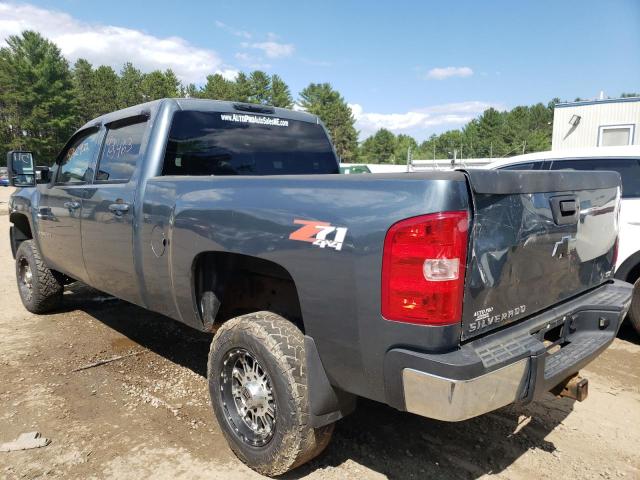 1GCHK63699F126397 - 2009 CHEVROLET SILVERADO BLUE photo 3