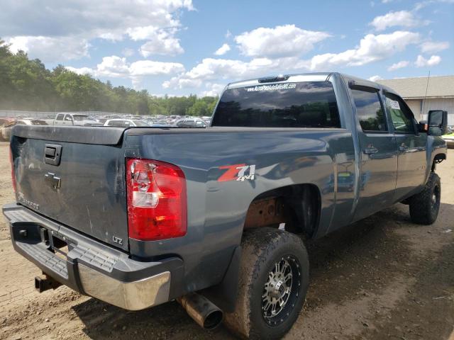 1GCHK63699F126397 - 2009 CHEVROLET SILVERADO BLUE photo 4