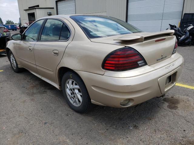 1G2NF52E14C221724 - 2004 PONTIAC GRAND AM S TAN photo 3