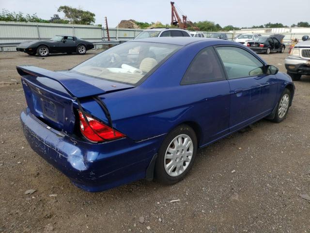 1HGEM22514L041807 - 2004 HONDA CIVIC LX BLUE photo 4