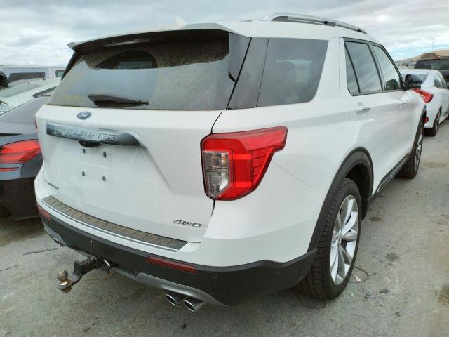 1FM5K8HC8MGB71410 - 2021 FORD EXPLORER P WHITE photo 4