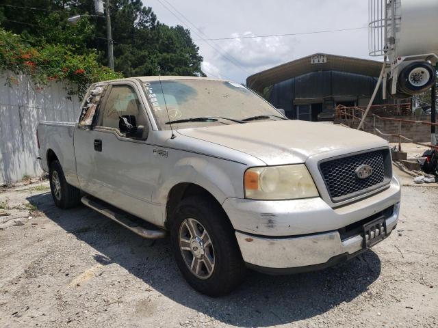 1FTPX12505FA44223 - 2005 FORD F150 GRAY photo 1