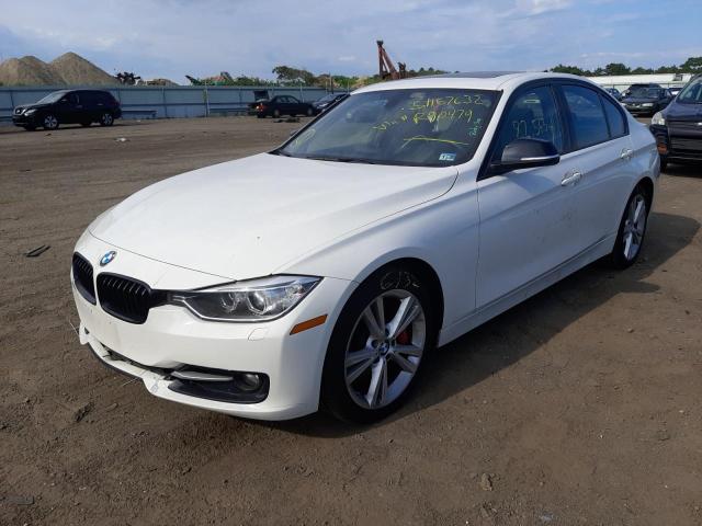 WBA3B9G5XENR90479 - 2014 BMW 335 XI WHITE photo 2