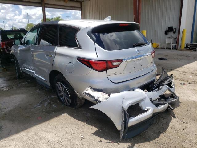 5N1DL0MM7KC531117 - 2019 INFINITI QX60 LUXE SILVER photo 3